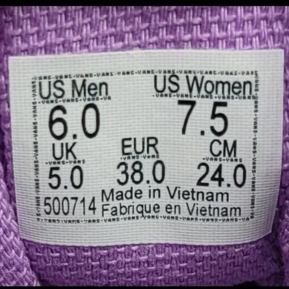 Vans Unisex New Vans Old Skool Stac Lilac W/Size 7.5 M/Size 6.0 - Picture 5 of 5